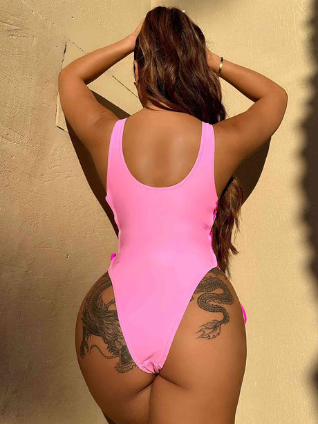One Piece Sheer Swimsuit